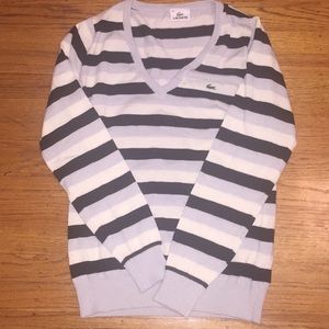 Lacoste striped sweater - size 40